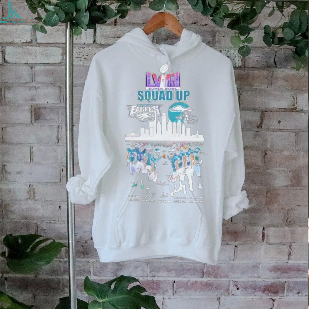 Super Bowl 2024 Squad Up Skyline Signatures Philadelphia Eagles Team Shirt Super Bowl 2024 Squad Up Skyline Signatures Philadelphia Eagles Team Shirt