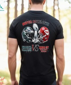 Super Bowl 57 Championship Game Shirts Philadelphia Eagles vs Kansas City Chiefs shirt
