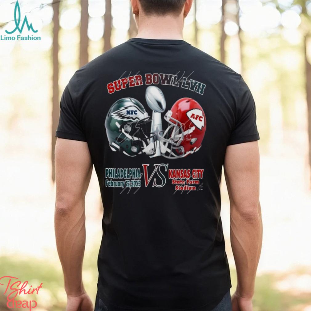 Super Bowl 57 Championship Game Shirts Philadelphia Eagles vs Kansas City Chiefs shirt Super Bowl 57 Championship Game Shirts Philadelphia Eagles vs Kansas City Chiefs shirt