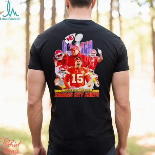 Super Bowl LVIII 2024 Kansas City Chiefs team shirt