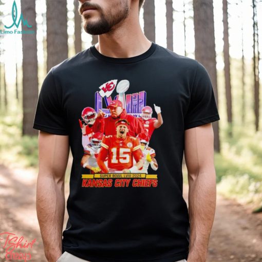 Super Bowl LVIII 2024 Kansas City Chiefs team shirt