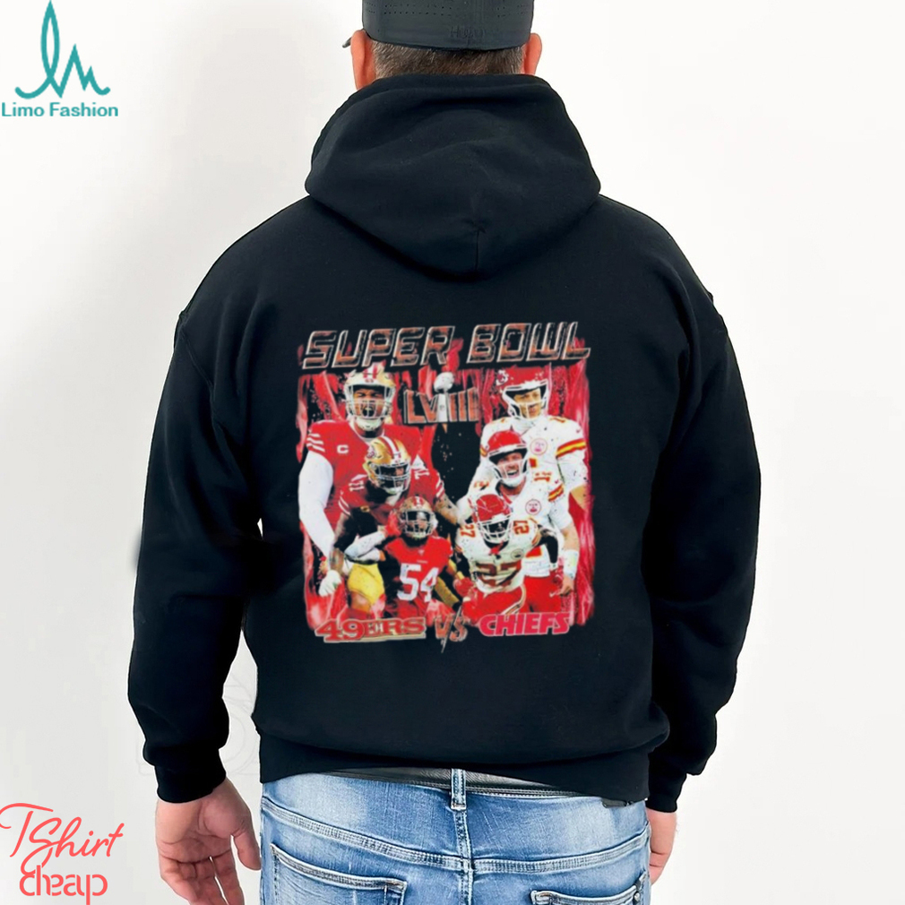 Super Bowl LVIII 49Ers vs Chiefs Shirt Super Bowl LVIII 49Ers vs Chiefs Shirt