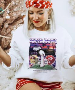 Super Bowl LVIII 58 Las Vegas Kansas City Chiefs vs San Francisco 49ers shirt