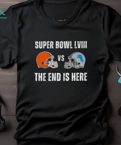 Super Bowl LVIII Browns Versus Lions 2024 Funny Football T Shirt