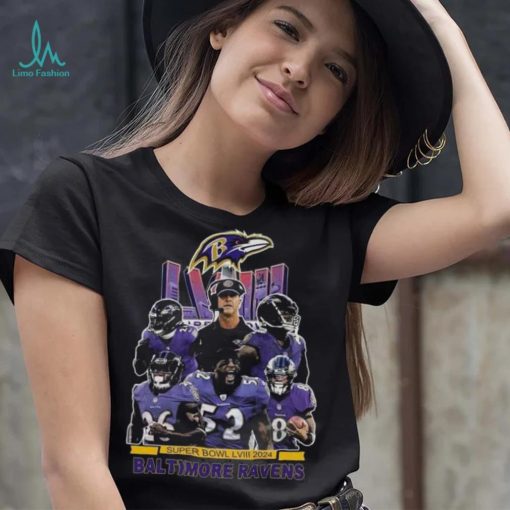 Super Bowl Lviii 2024 Baltimore Ravens T Shirt
