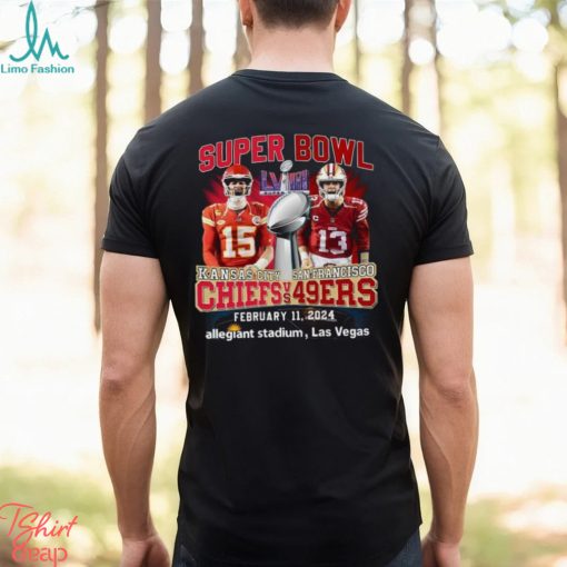 Super Bowl Lviii Chiefs Vs 49ers Shirt
