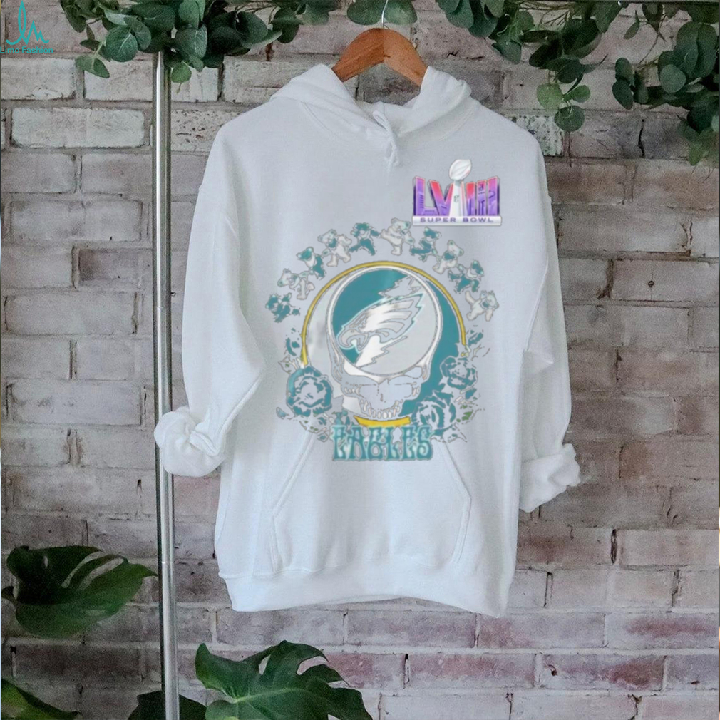 Super Bowl Lviii Grateful Dead Roses Dancing Bears Philadelphia Eagles Shirt Super Bowl Lviii Grateful Dead Roses Dancing Bears Philadelphia Eagles Shirt