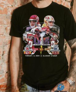 Super Bowl Lviii Kansas City Chiefs Vs San Francisco 49ers February 11 2024 Allegiant Stadium T Shirt