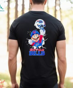 Super Mario Buffalo Bills football helmet shirt