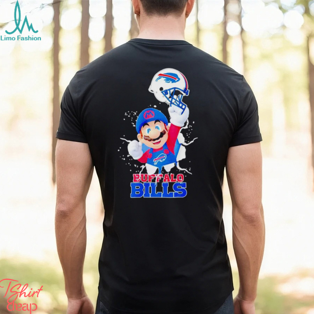 Super Mario Buffalo Bills football helmet shirt Super Mario Buffalo Bills football helmet shirt