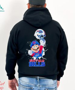 Super Mario Buffalo Bills football helmet shirt