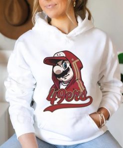 Super Mario wear jacket 49ers NFL football shirt