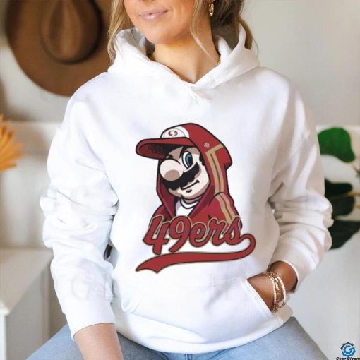 Super Mario wear jacket 49ers NFL football shirt