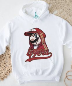 Super Mario wear jacket 49ers NFL football shirt