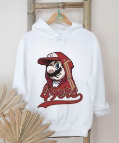 Super Mario wear jacket 49ers NFL football shirt