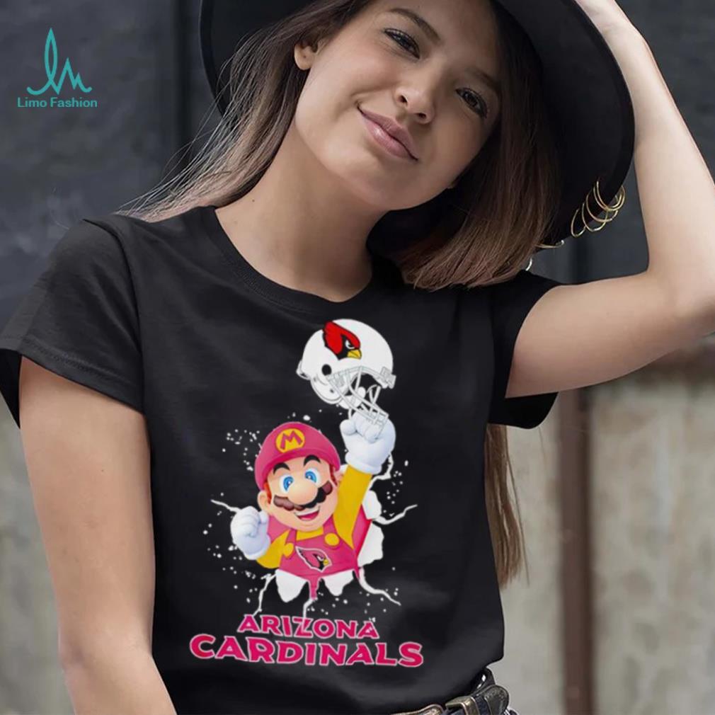 Super Mario x NFL Arizona Cardinals shirt Super Mario x NFL Arizona Cardinals shirt