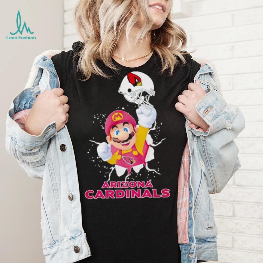 Super Mario x NFL Arizona Cardinals shirt Super Mario x NFL Arizona Cardinals shirt