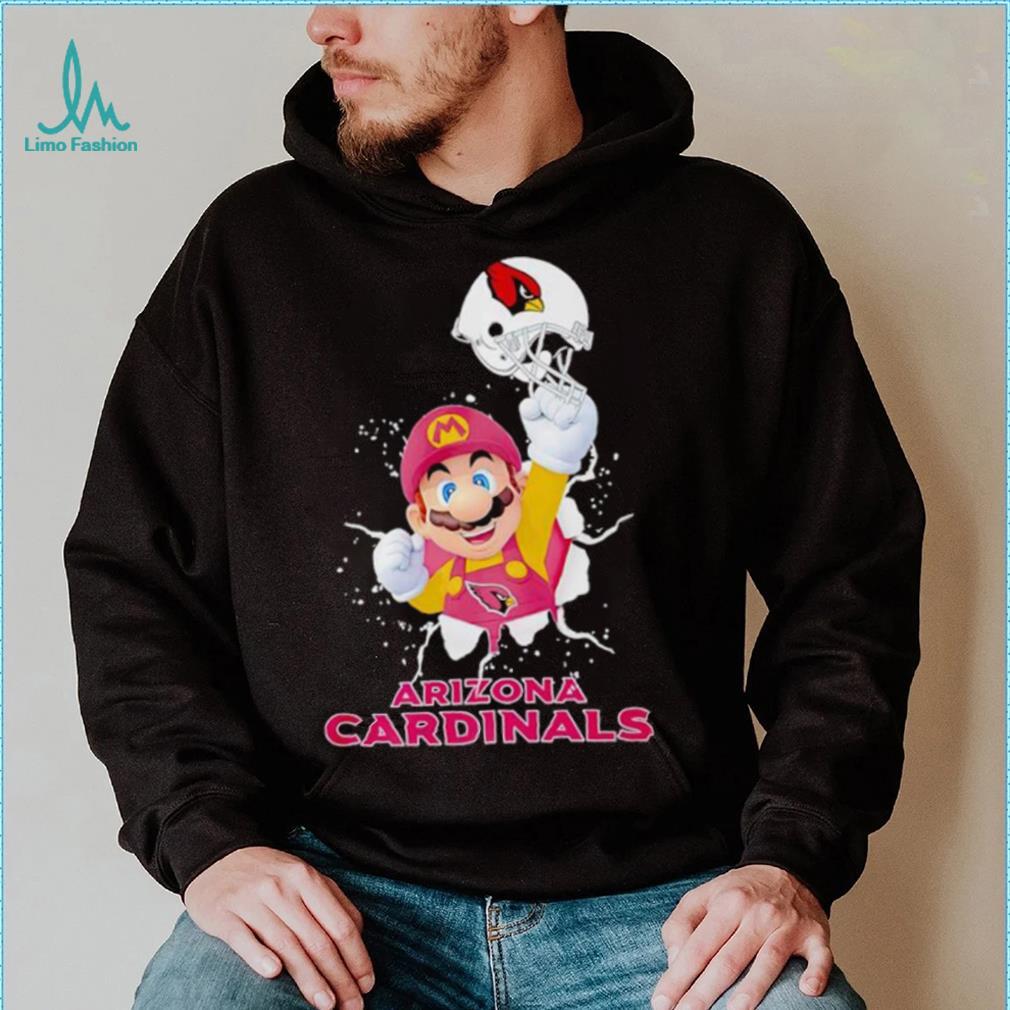 Super Mario x NFL Arizona Cardinals shirt Super Mario x NFL Arizona Cardinals shirt
