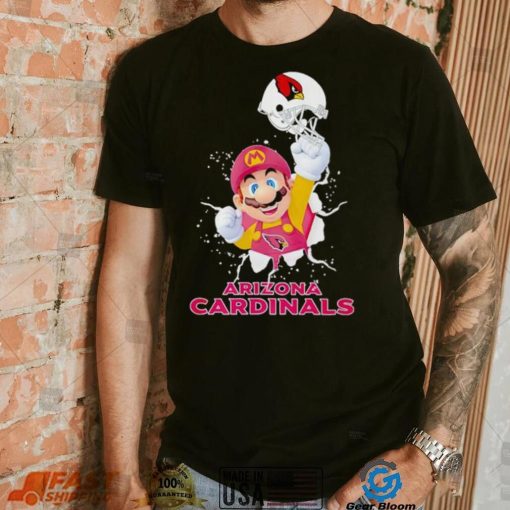 Super Mario x NFL Arizona Cardinals shirt