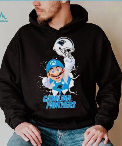 Super Mario x NFL Carolina Panthers shirt