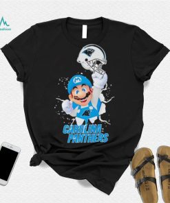 Super Mario x NFL Carolina Panthers shirt