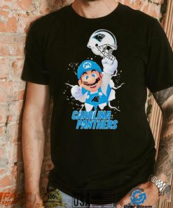 Super Mario x NFL Carolina Panthers shirt