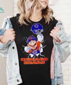 Super Mario x NFL Chicago Bears shirt