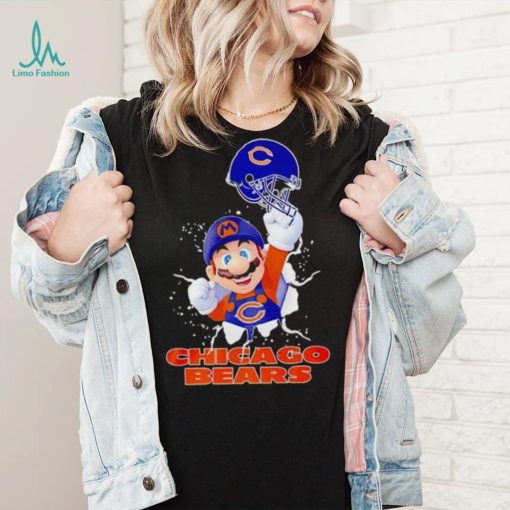 Super Mario x NFL Chicago Bears shirt