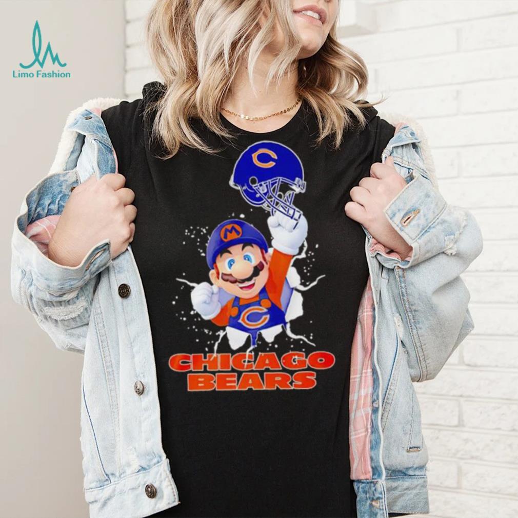 Super Mario x NFL Chicago Bears shirt Super Mario x NFL Chicago Bears shirt