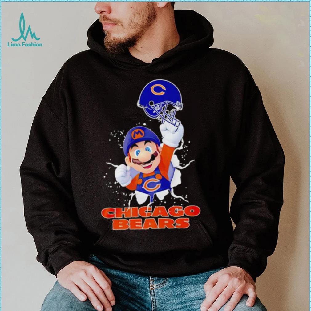 Super Mario x NFL Chicago Bears shirt Super Mario x NFL Chicago Bears shirt