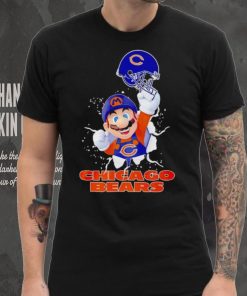 Super Mario x NFL Chicago Bears shirt