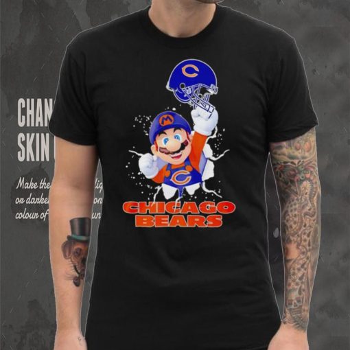 Super Mario x NFL Chicago Bears shirt