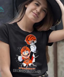 Super Mario x NFL Cincinnati Bengals shirt