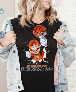 Super Mario x NFL Cincinnati Bengals shirt
