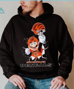 Super Mario x NFL Cincinnati Bengals shirt