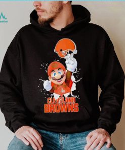 Super Mario x NFL Cleveland Browns shirt
