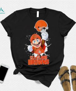 Super Mario x NFL Cleveland Browns shirt