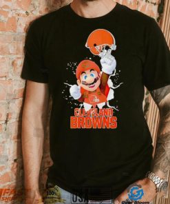 Super Mario x NFL Cleveland Browns shirt