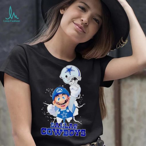 Super Mario x NFL Dallas Cowboys shirt