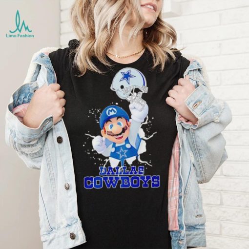 Super Mario x NFL Dallas Cowboys shirt