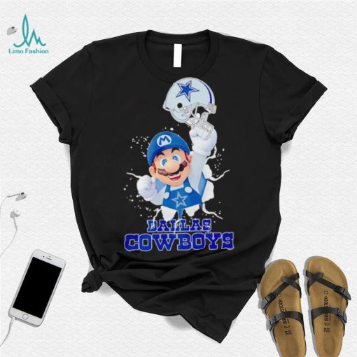 Super Mario x NFL Dallas Cowboys shirt