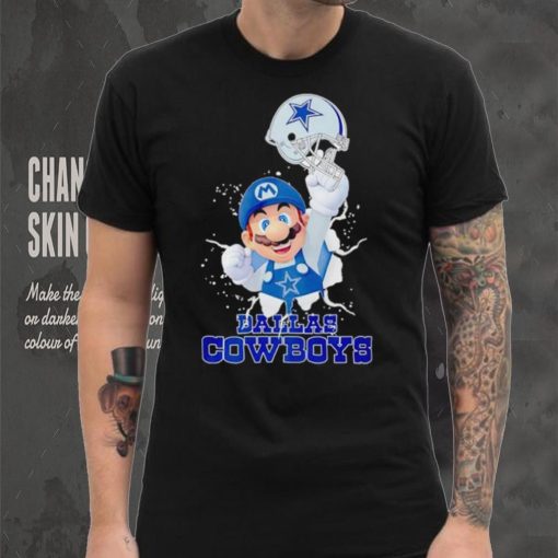 Super Mario x NFL Dallas Cowboys shirt