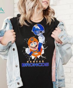 Super Mario x NFL Denver Broncos shirt