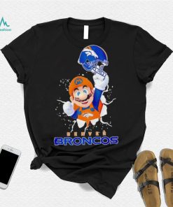 Super Mario x NFL Denver Broncos shirt