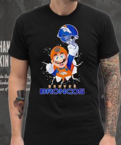 Super Mario x NFL Denver Broncos shirt