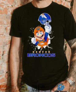 Super Mario x NFL Denver Broncos shirt