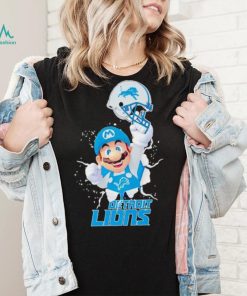 Super Mario x NFL Detroit Lions shirt