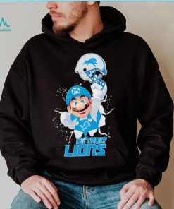 Super Mario x NFL Detroit Lions shirt