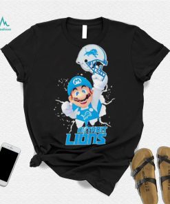 Super Mario x NFL Detroit Lions shirt