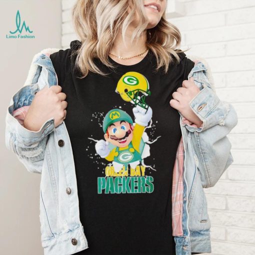 Super Mario x NFL Green Bay Packers shirt